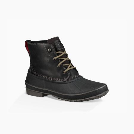 UGG Zetik Black Rain Boots for Men (HNLQ91863)